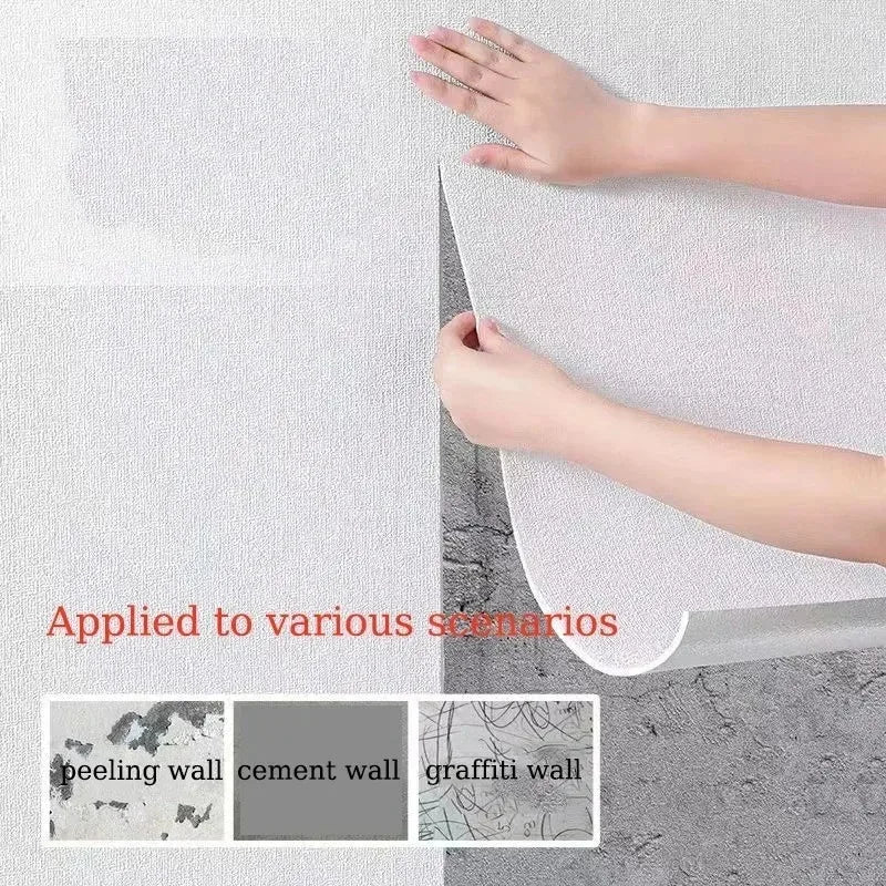 Self-Adhesive 3D Linen Texture Foam Wall Panels (50cm) | Waterproof & Soundproof PVC Wallpaper for Living Room & Bedroom Name to come later