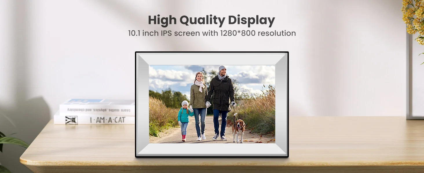 Uhale Digital Picture Frame 10.1 Inch 32GB Smart WiFi Smart digital photo frame with 1280x800 IPS HD Touch Screen Name to come later