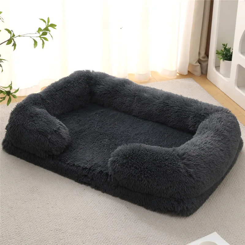 Luxury Winter Warm Dog Sofa Bed for Large & Small Breeds | Plush, Orthopedic Pet Sleeping Mat & House Cushion Name to come later