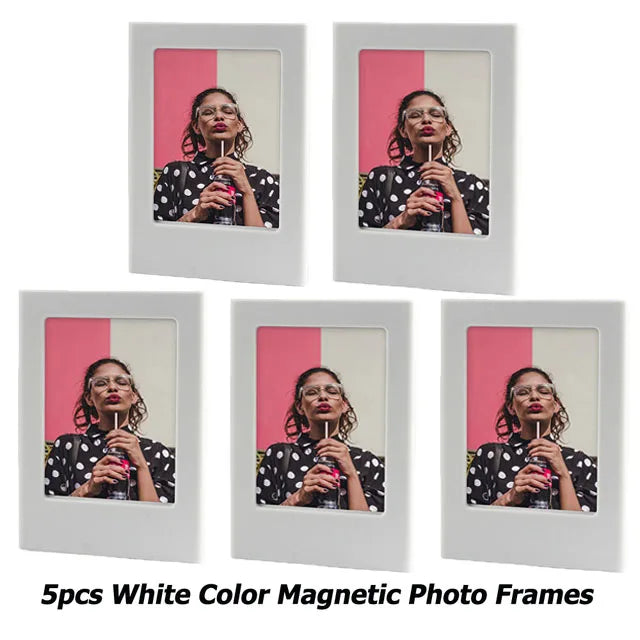 Magnetic Photo Frames (3-Inch) for Fujifilm Instax Mini Film | Fridge Magnet Display for Instax 12, 11, Evo, Link 2 & All Mini Models Name to come later