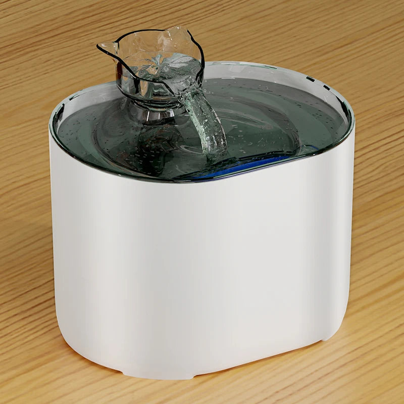 Automatic Pet Water Dispenser 2L, Smart Motion Sensor Cat Dog Fountain | Quiet, USB Powered Drinker with Activated Carbon Filter Name to come later