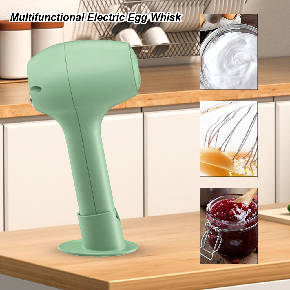 Wireless Electric Hand Mixer for Baking | Cordless Automatic Whisk for Cake Cream, Butter & Egg Beating | Portable Smart Blender Name to come later