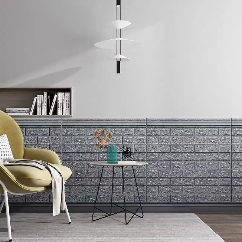 3D Faux Brick Wall Panels Peel and Stick – Waterproof, Self-Adhesive Foam Wallpaper for Kitchen, Bedroom & Home Decor Name to come later