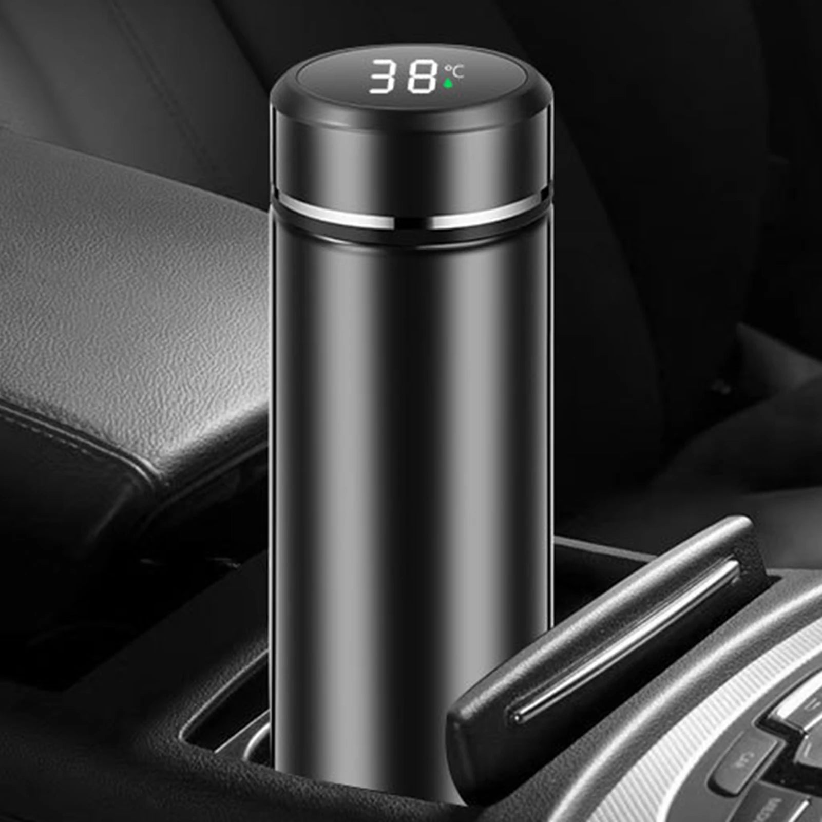 Smart 500ml Vacuum Insulated Water Bottle with LED Temperature Display | Spill-Proof Stainless Steel Tumbler for Travel, Home & Sports Name to come later