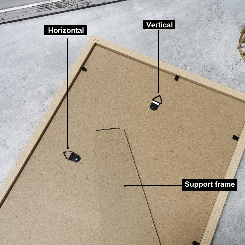 Wooden Picture Frame for Wall Hanging & Tabletop Display | Natural Wood Photo Frame in A4 & Multiple Sizes (10x15 to 20x25cm) Name to come later