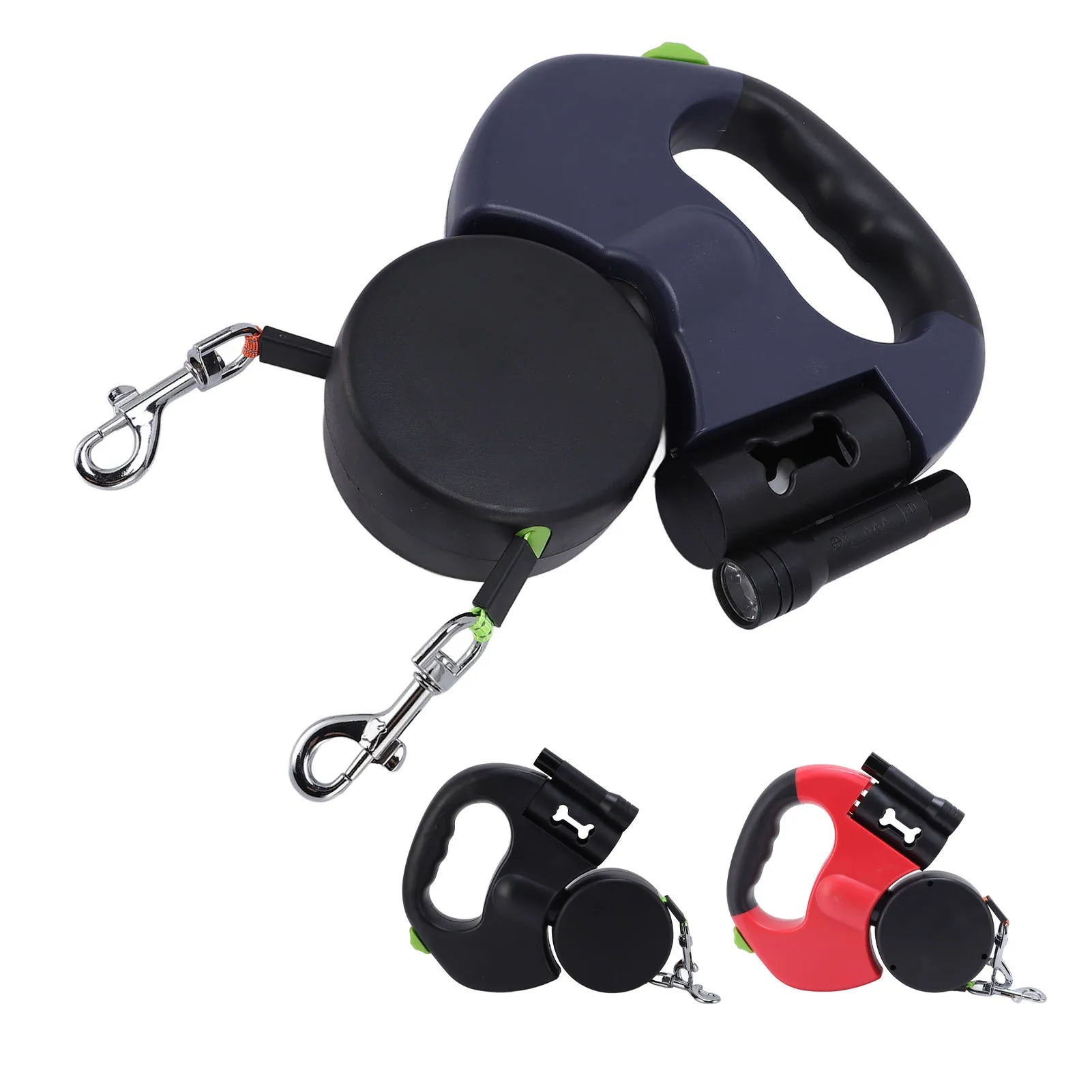 Premium Retractable Dog Leash with Rechargeable LED Flashlight | Automatic, Heavy-Duty Tape Leash for Small & Medium Dogs Name to come later