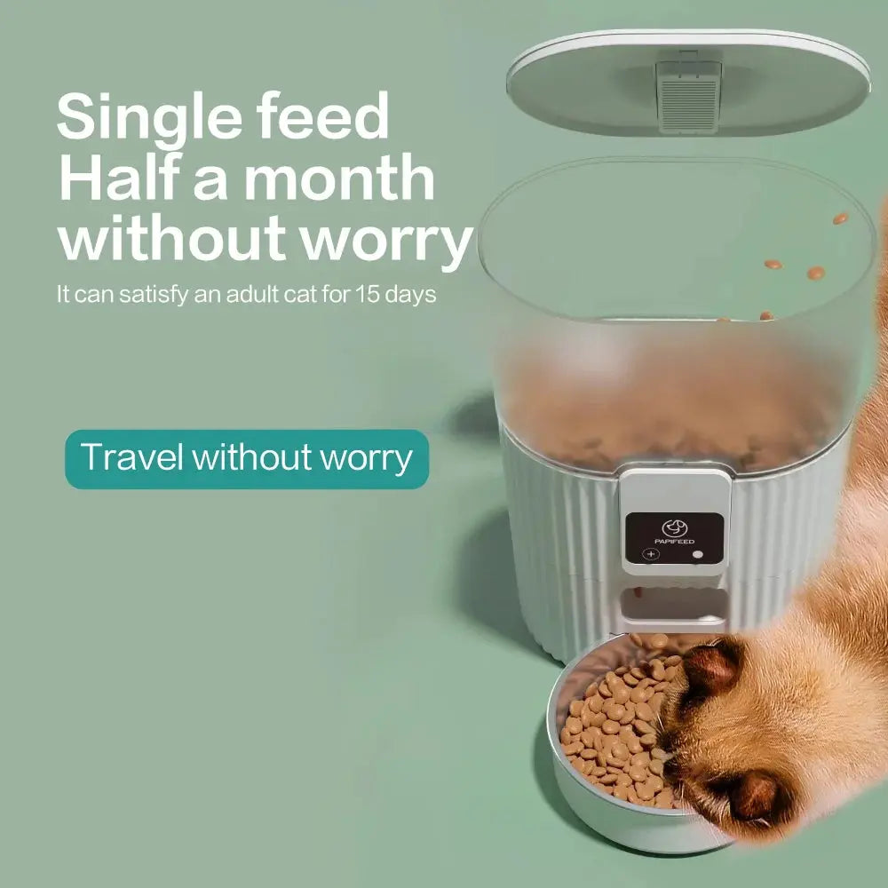 Smart WiFi Automatic Pet Feeder — Cat & Dog Food Dispenser with Remote App & Portion Time Name to come later