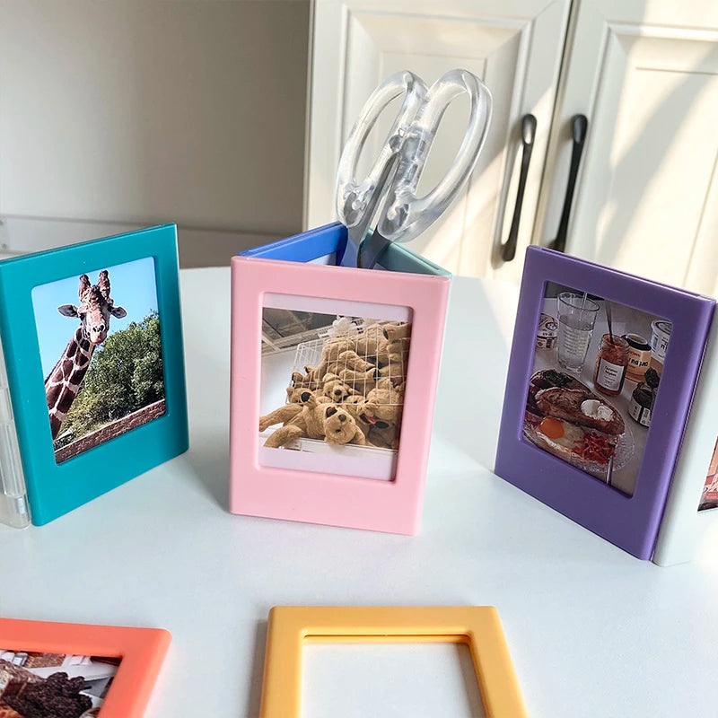 Magnetic Photo Frames (3-Inch) for Fujifilm Instax Mini Film | Fridge Magnet Display for Instax 12, 11, Evo, Link 2 & All Mini Models Name to come later