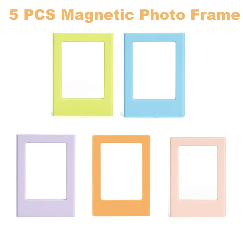Magnetic Photo Frames (3-Inch) for Fujifilm Instax Mini Film | Fridge Magnet Display for Instax 12, 11, Evo, Link 2 & All Mini Models Name to come later