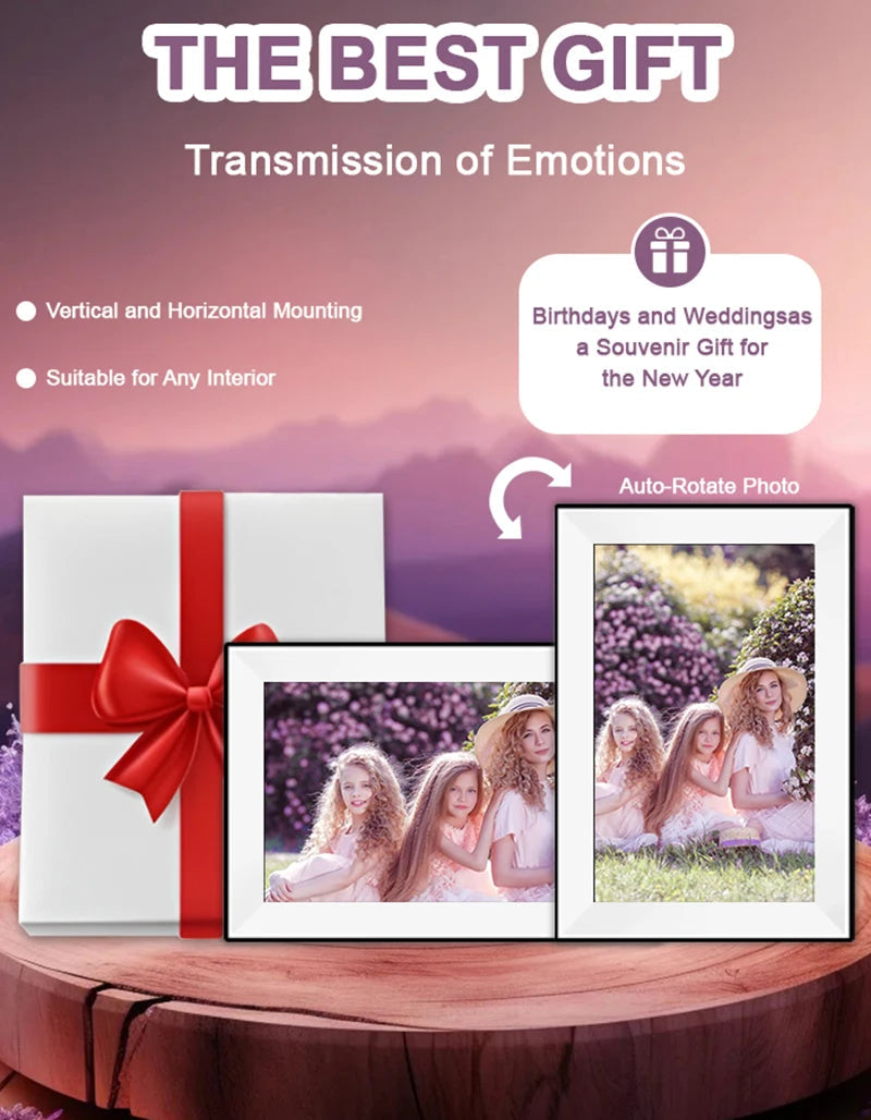 Uhale Digital Picture Frame 10.1 Inch 32GB Smart WiFi Smart digital photo frame with 1280x800 IPS HD Touch Screen Name to come later