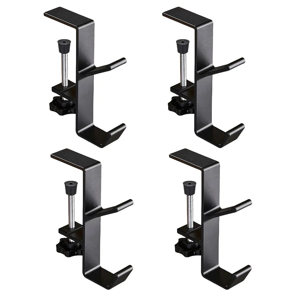 Adjustable Fireplace Stocking Holders (2/4/6 Pcs): Heavy Duty Metal Hooks for Garland & Mantle Dragon Crest Co