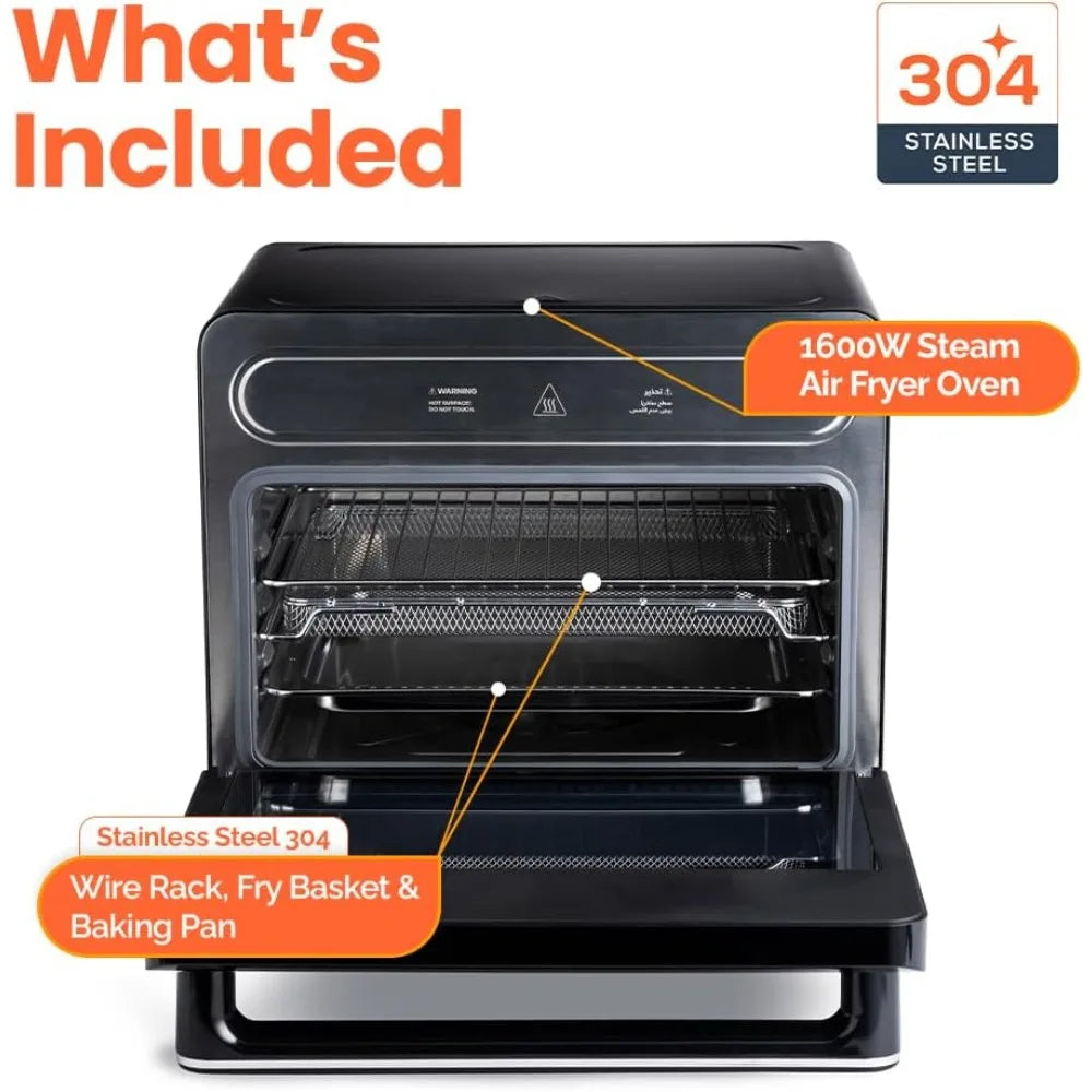 24L Steam Air Fryer Oven – 11-in-1 Convection Countertop Multi-Cooker with Real Steam Tech, Air Fry Name to come later