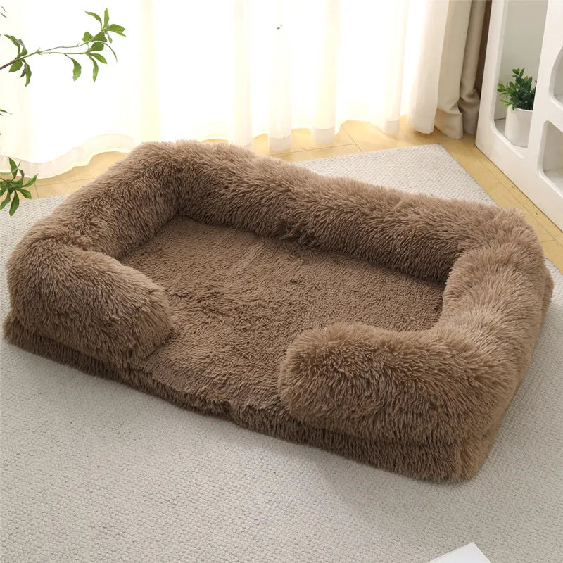 Luxury Winter Warm Dog Sofa Bed for Large & Small Breeds | Plush, Orthopedic Pet Sleeping Mat & House Cushion Name to come later