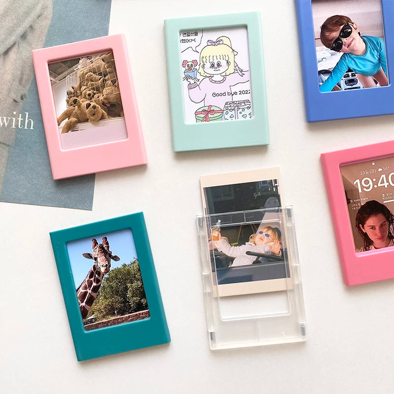 Magnetic Photo Frames (3-Inch) for Fujifilm Instax Mini Film | Fridge Magnet Display for Instax 12, 11, Evo, Link 2 & All Mini Models Name to come later