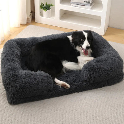 Luxury Winter Warm Dog Sofa Bed for Large & Small Breeds | Plush, Orthopedic Pet Sleeping Mat & House Cushion Name to come later