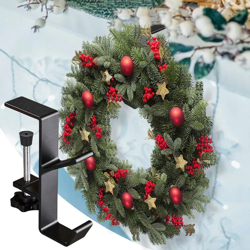 Adjustable Fireplace Stocking Holders (2/4/6 Pcs): Heavy Duty Metal Hooks for Garland & Mantle Dragon Crest Co