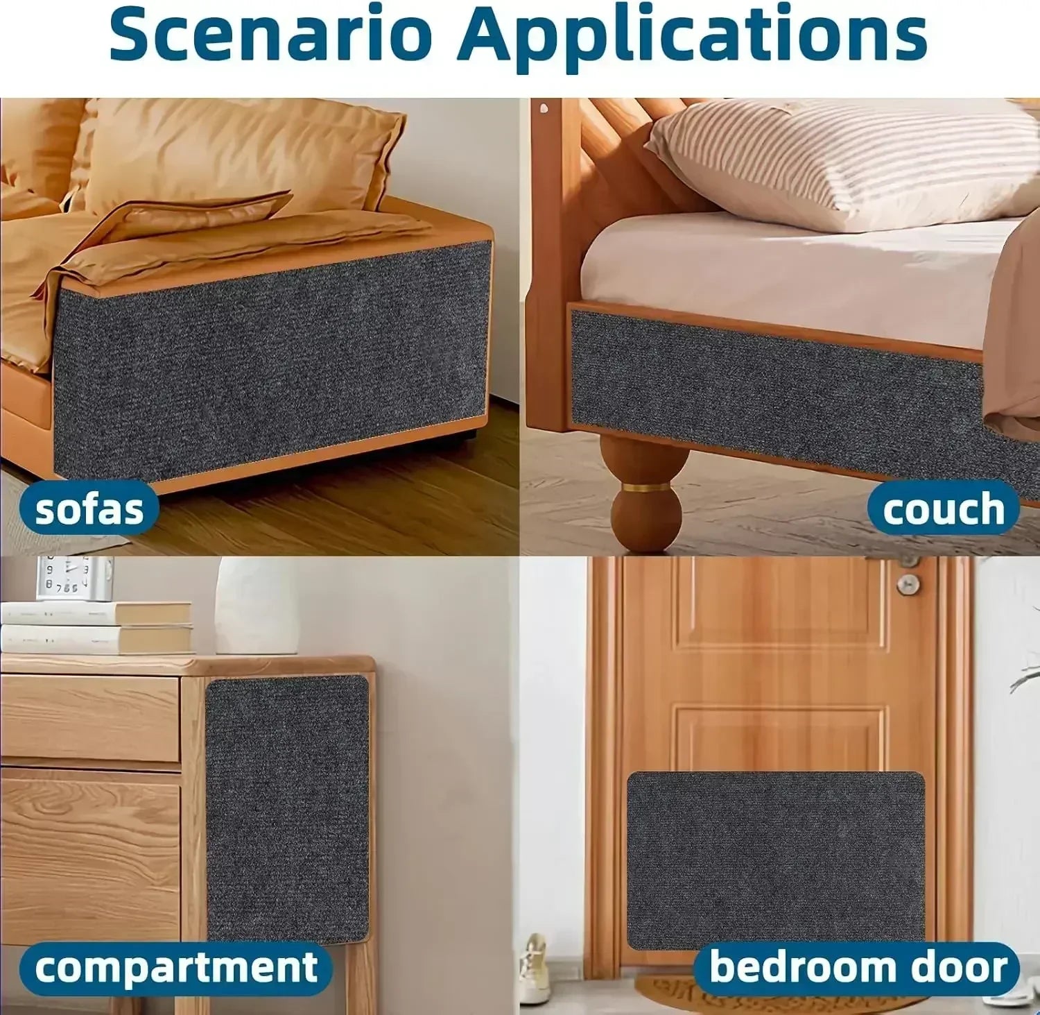 Self-Adhesive Cat Scratching Mat for Sofa Protection | DIY Cut-to-Fit Anti-Scratch Carpet & Cat Scratch Board Name to come later