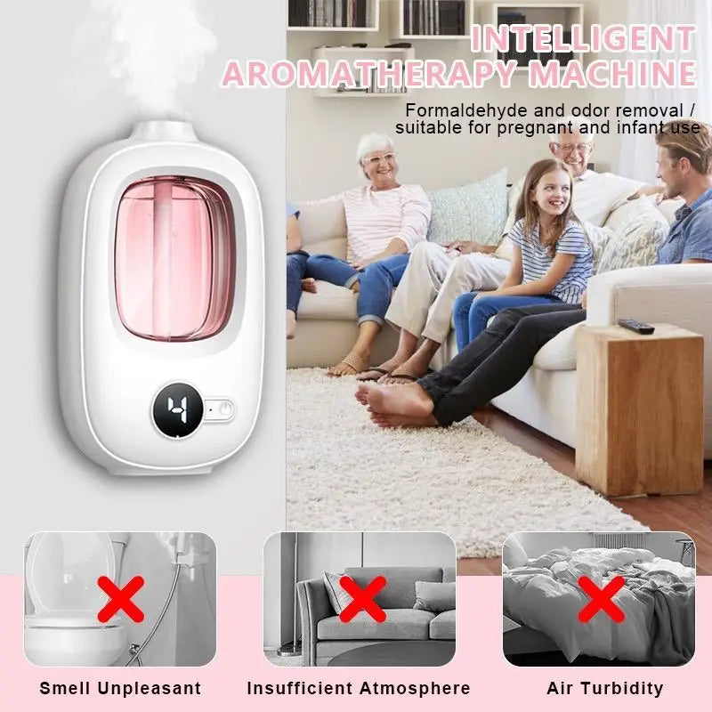 Automatic & Rechargeable Aroma Diffuser | Cordless Essential Oil Air Freshener for Home, Bedroom & Bathroom Name to come later