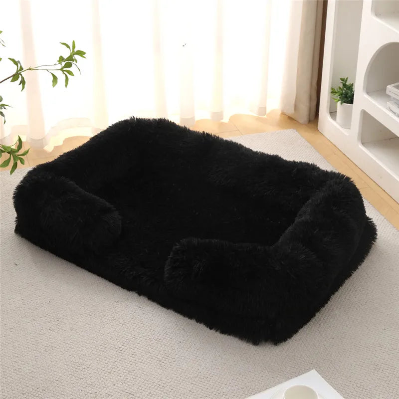 Luxury Winter Warm Dog Sofa Bed for Large & Small Breeds | Plush, Orthopedic Pet Sleeping Mat & House Cushion Name to come later