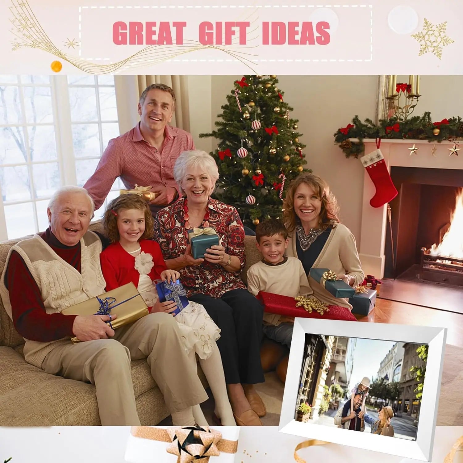 Frameo Digital Picture Frame 10.1 Inch 32GB/64GB Smart WiFi digital photo frame with 1280x800 IPS HD Touch Screen Wall Mountable Name to come later