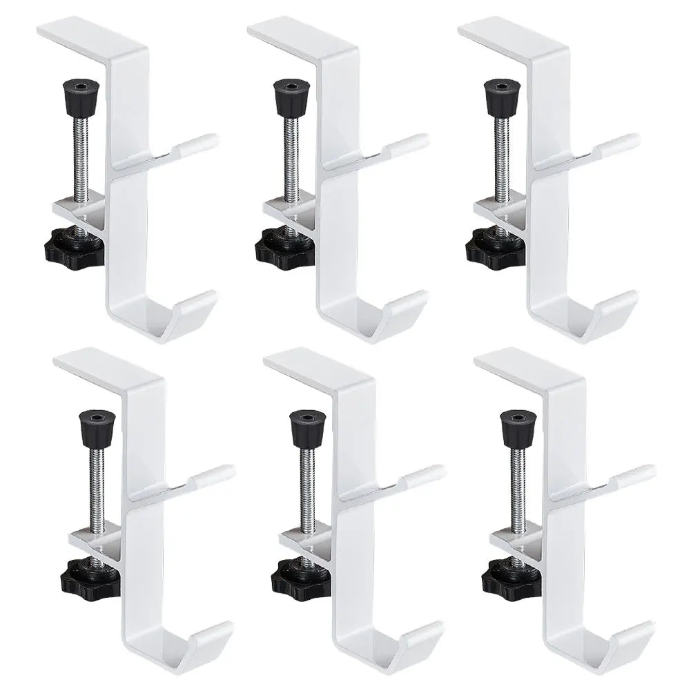 Adjustable Fireplace Stocking Holders (2/4/6 Pcs): Heavy Duty Metal Hooks for Garland & Mantle Dragon Crest Co