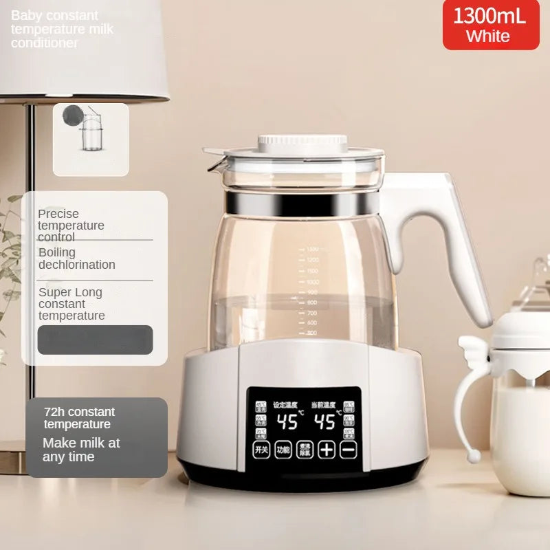 1.3L Baby Formula Kettle Warmer: Instant Thermostatic Water Dispenser | 24H Keep Warm, Precise Temp Control, Night Feeds Name to come later