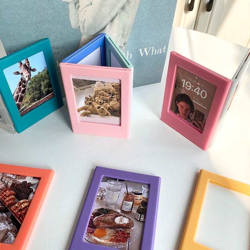 Magnetic Photo Frames (3-Inch) for Fujifilm Instax Mini Film | Fridge Magnet Display for Instax 12, 11, Evo, Link 2 & All Mini Models Name to come later