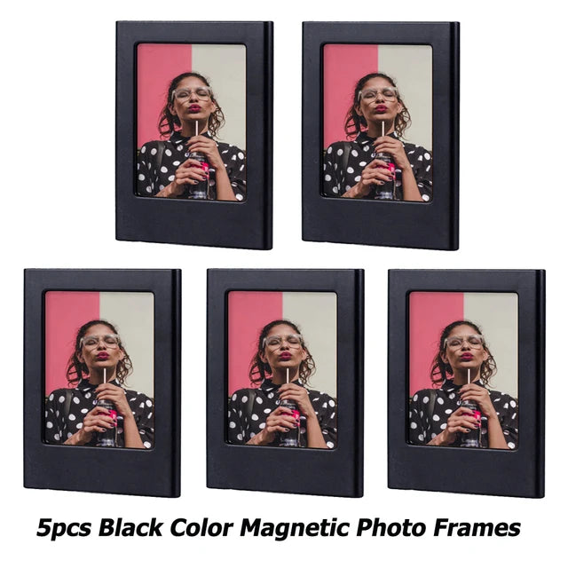 Magnetic Photo Frames (3-Inch) for Fujifilm Instax Mini Film | Fridge Magnet Display for Instax 12, 11, Evo, Link 2 & All Mini Models Name to come later