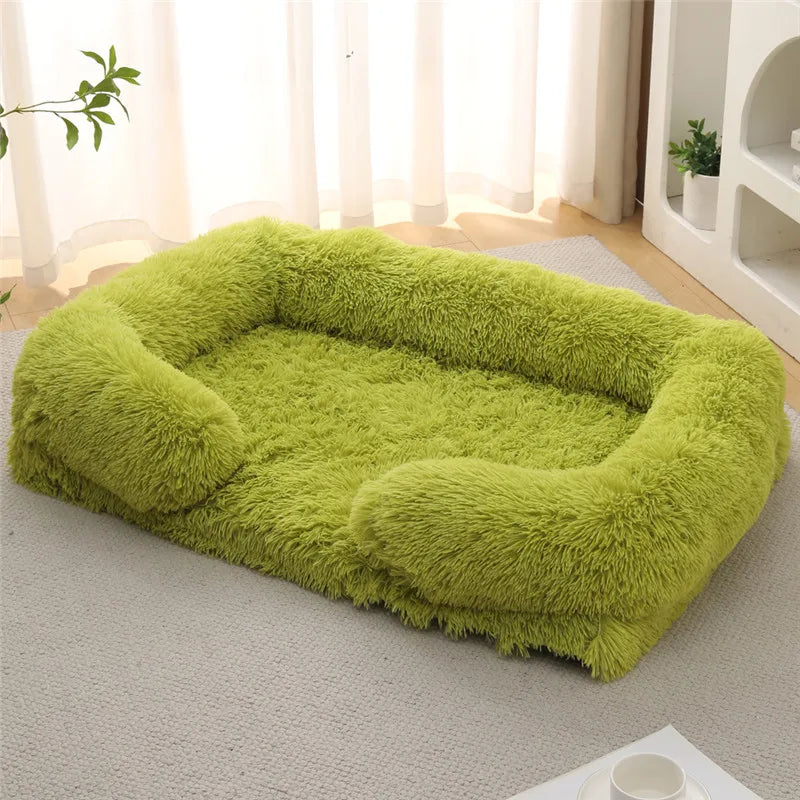 Luxury Winter Warm Dog Sofa Bed for Large & Small Breeds | Plush, Orthopedic Pet Sleeping Mat & House Cushion Name to come later