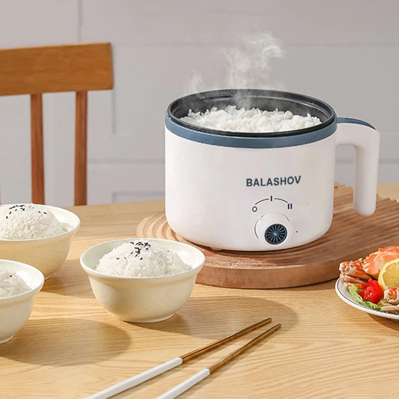 Mini Electric Rice Cooker (1.2L) for 1-2 Person | Smart Multi-Cooker with Steamer & Automatic Home Pot Name to come later