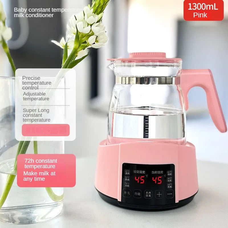 1.3L Baby Formula Kettle Warmer: Instant Thermostatic Water Dispenser | 24H Keep Warm, Precise Temp Control, Night Feeds Name to come later