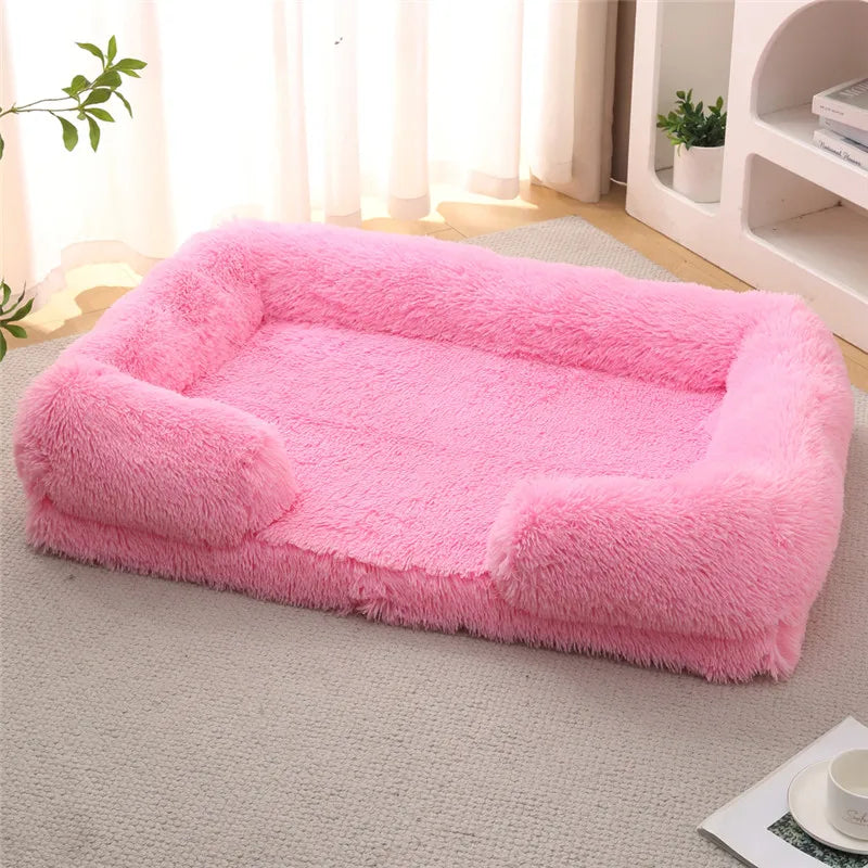 Luxury Winter Warm Dog Sofa Bed for Large & Small Breeds | Plush, Orthopedic Pet Sleeping Mat & House Cushion Name to come later