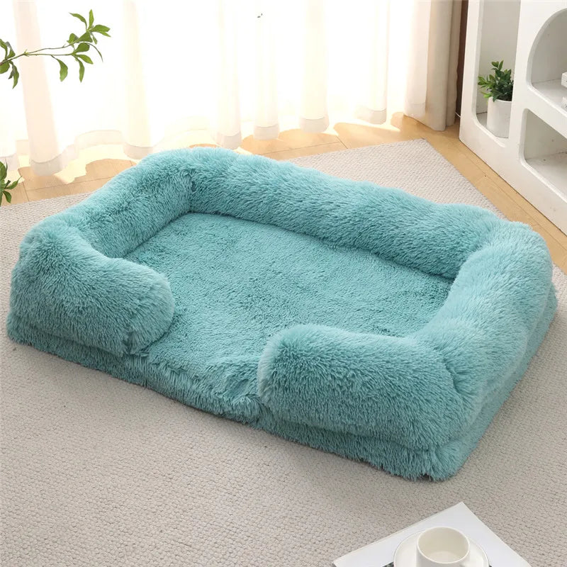 Luxury Winter Warm Dog Sofa Bed for Large & Small Breeds | Plush, Orthopedic Pet Sleeping Mat & House Cushion Name to come later