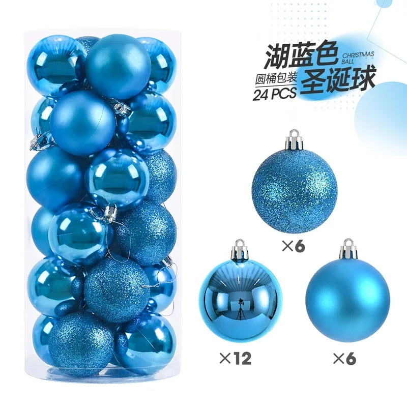 24/36 Pcs Christmas Ball Ornaments (3/4CM): Shatterproof Christmas Tree Hanging Decoration Set Dragon Crest Co