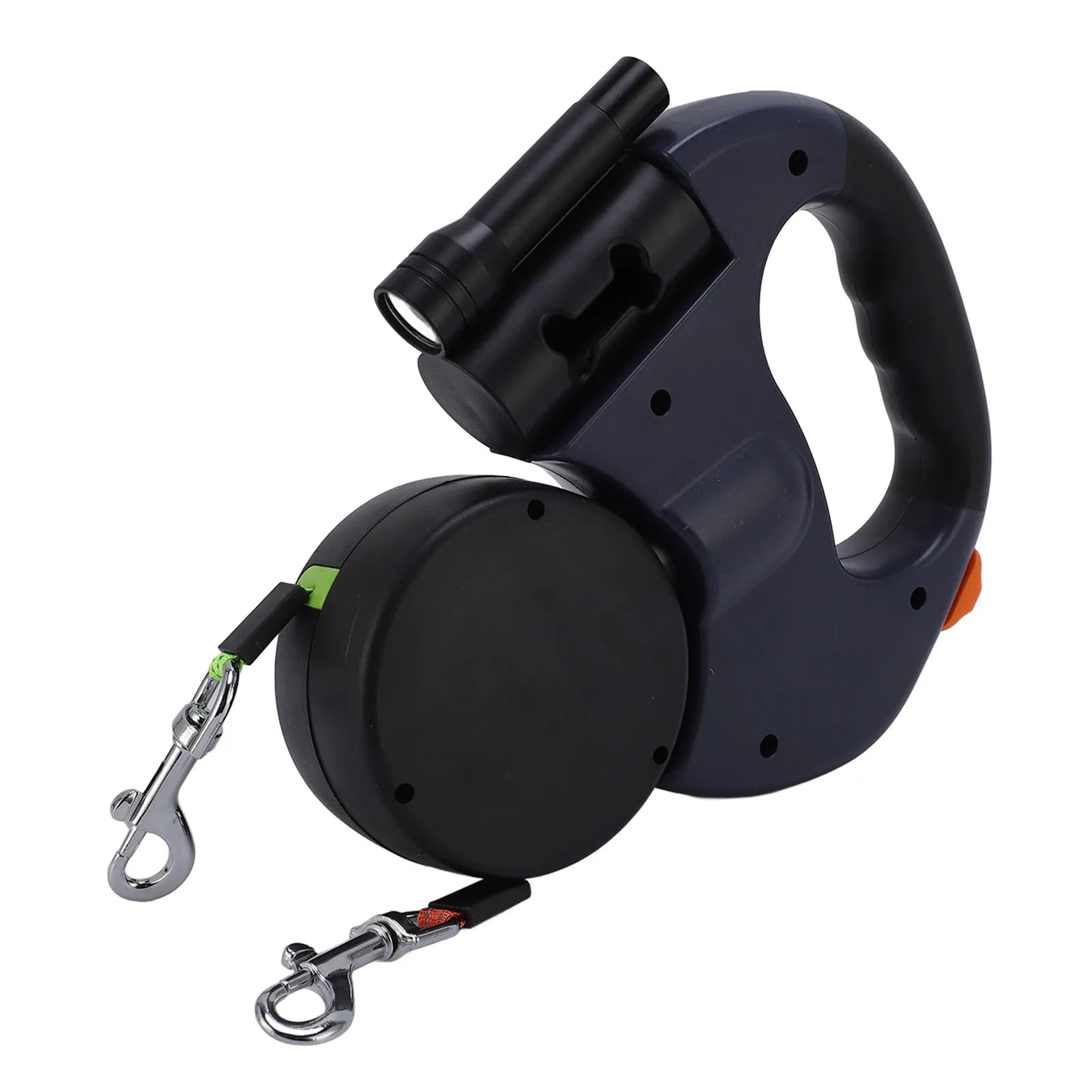 Premium Retractable Dog Leash with Rechargeable LED Flashlight | Automatic, Heavy-Duty Tape Leash for Small & Medium Dogs Name to come later