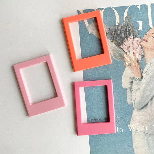 Magnetic Photo Frames (3-Inch) for Fujifilm Instax Mini Film | Fridge Magnet Display for Instax 12, 11, Evo, Link 2 & All Mini Models Name to come later