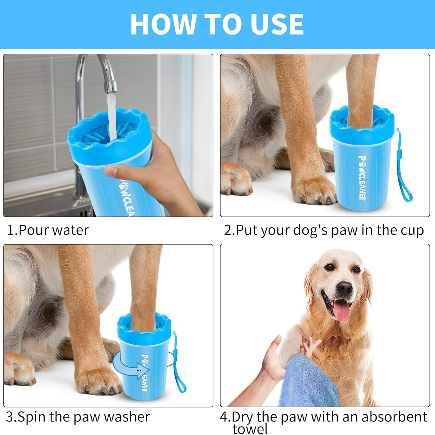 Automatic Dog Paw Cleaner Cup | Electric Cat & Dog Foot Washer | USB Rechargeable, Soft Silicone, No Wiping Name to come later