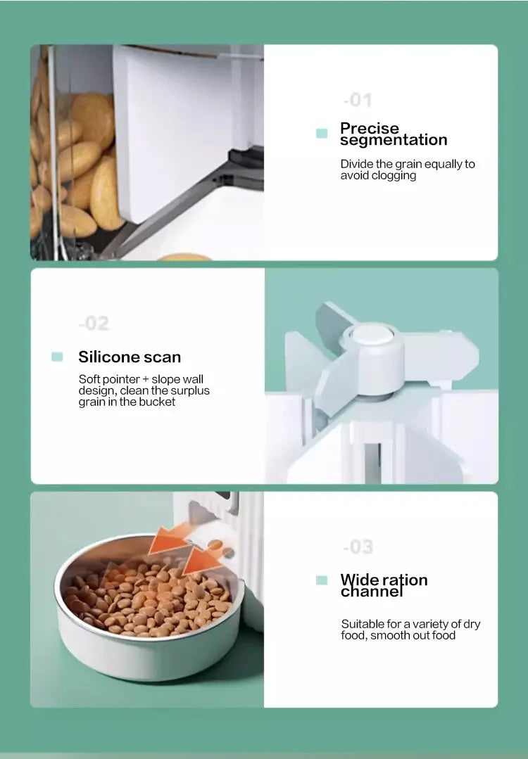 Smart WiFi Automatic Pet Feeder — Cat & Dog Food Dispenser with Remote App & Portion Time Name to come later