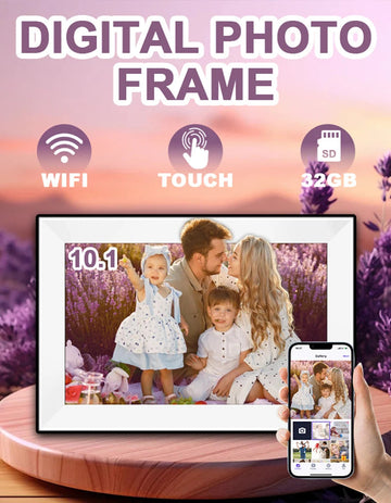Uhale Digital Picture Frame 10.1 Inch 32GB Smart WiFi Smart digital photo frame with 1280x800 IPS HD Touch Screen Name to come later