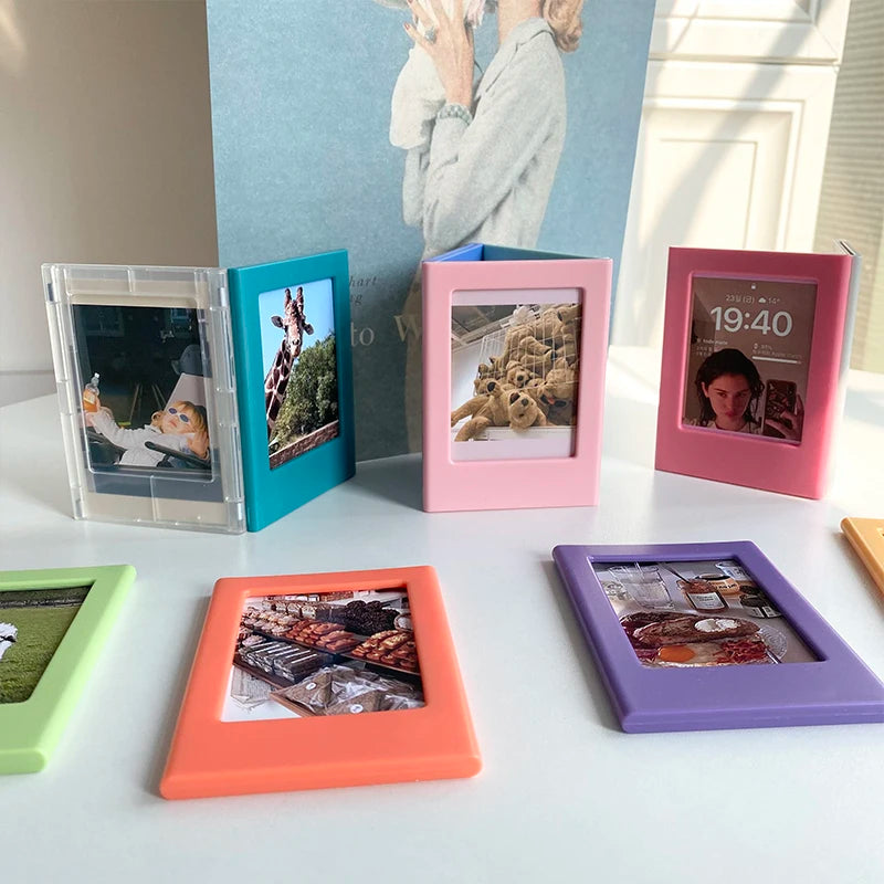 Magnetic Photo Frames (3-Inch) for Fujifilm Instax Mini Film | Fridge Magnet Display for Instax 12, 11, Evo, Link 2 & All Mini Models Name to come later