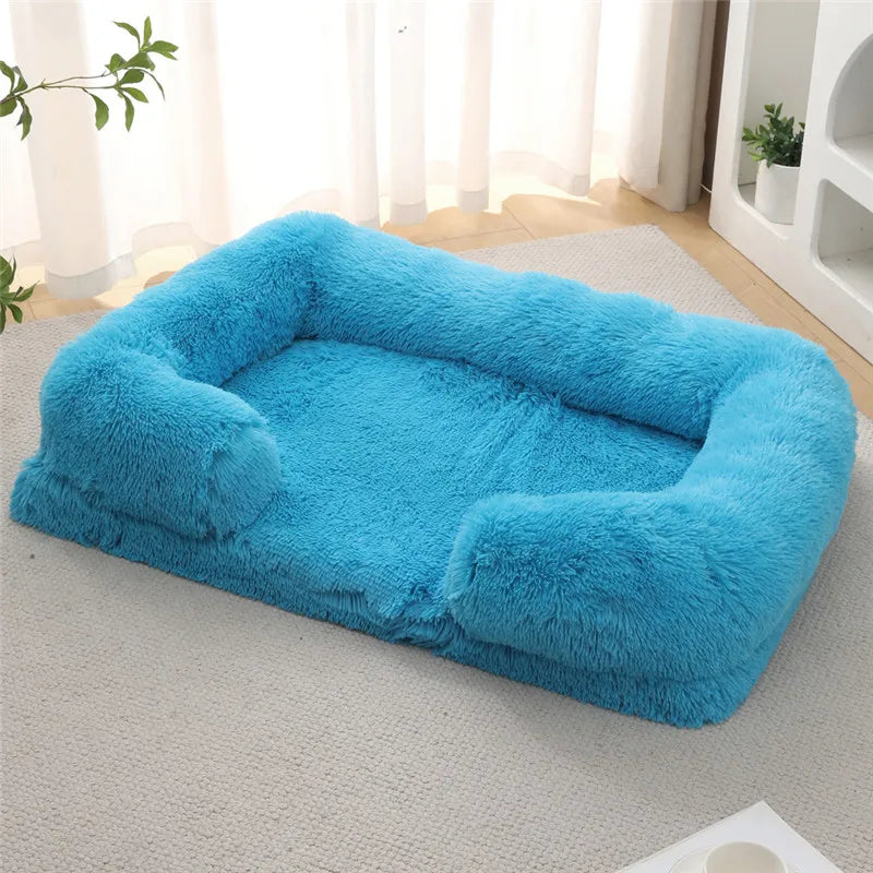 Luxury Winter Warm Dog Sofa Bed for Large & Small Breeds | Plush, Orthopedic Pet Sleeping Mat & House Cushion Name to come later