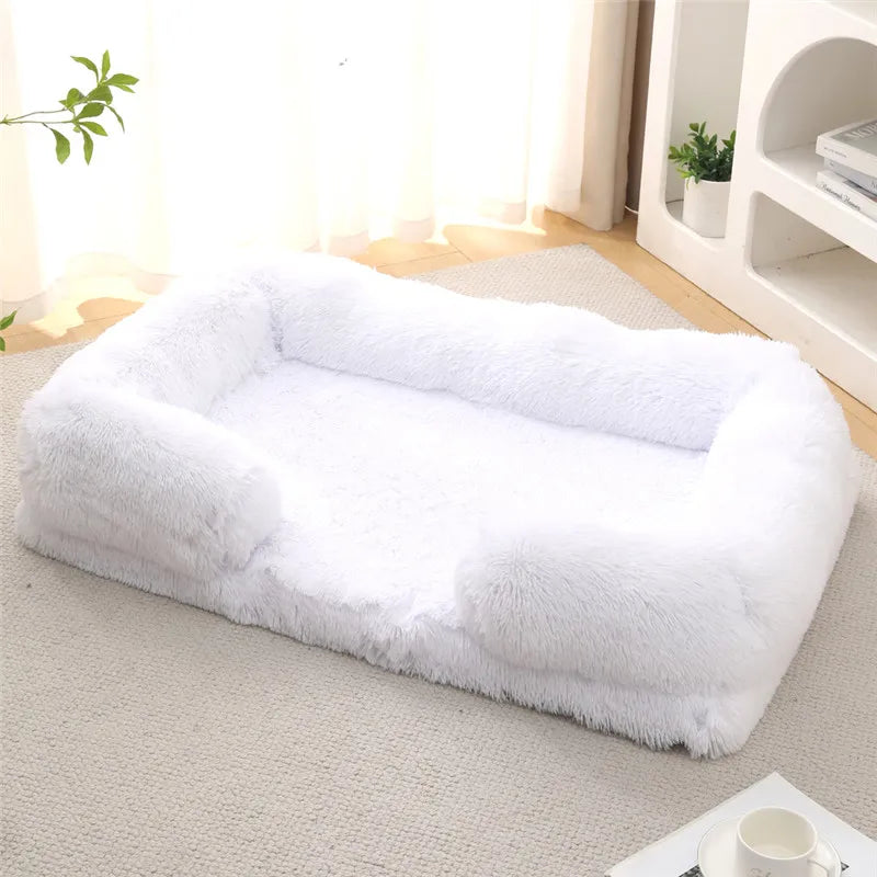 Luxury Winter Warm Dog Sofa Bed for Large & Small Breeds | Plush, Orthopedic Pet Sleeping Mat & House Cushion Name to come later