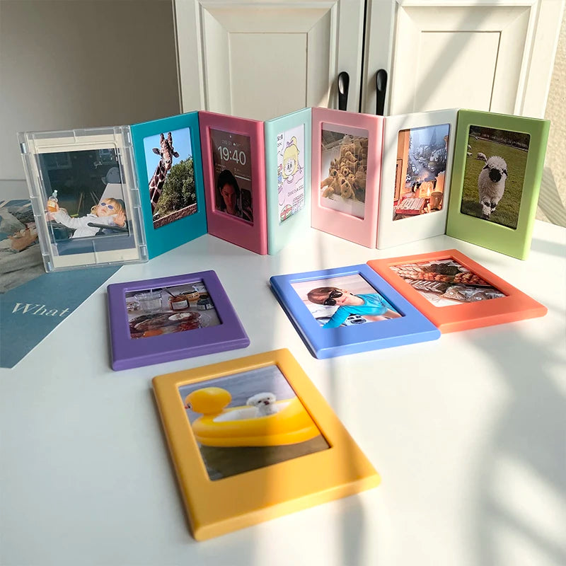 Magnetic Photo Frames (3-Inch) for Fujifilm Instax Mini Film | Fridge Magnet Display for Instax 12, 11, Evo, Link 2 & All Mini Models Name to come later