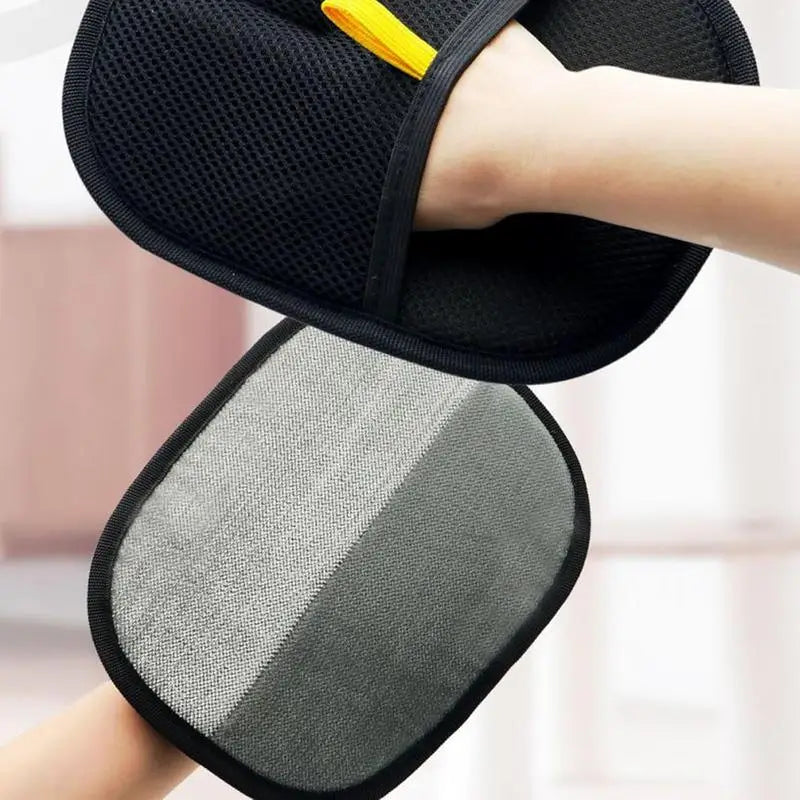 Pet Hair Remover Grooming Gloves (Static Brush) | Massaging Deshedding Mitt for Dog & Cat Hair Removal from Sofa, Carpet, Clothes Name to come later