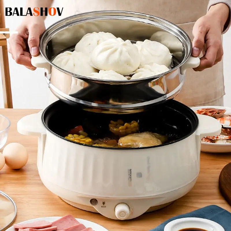 220V Multifunction Electric Cooker | 1-2 Person Non-stick Hot Pot, Steamer & Rice Cooker for Home Use Name to come later
