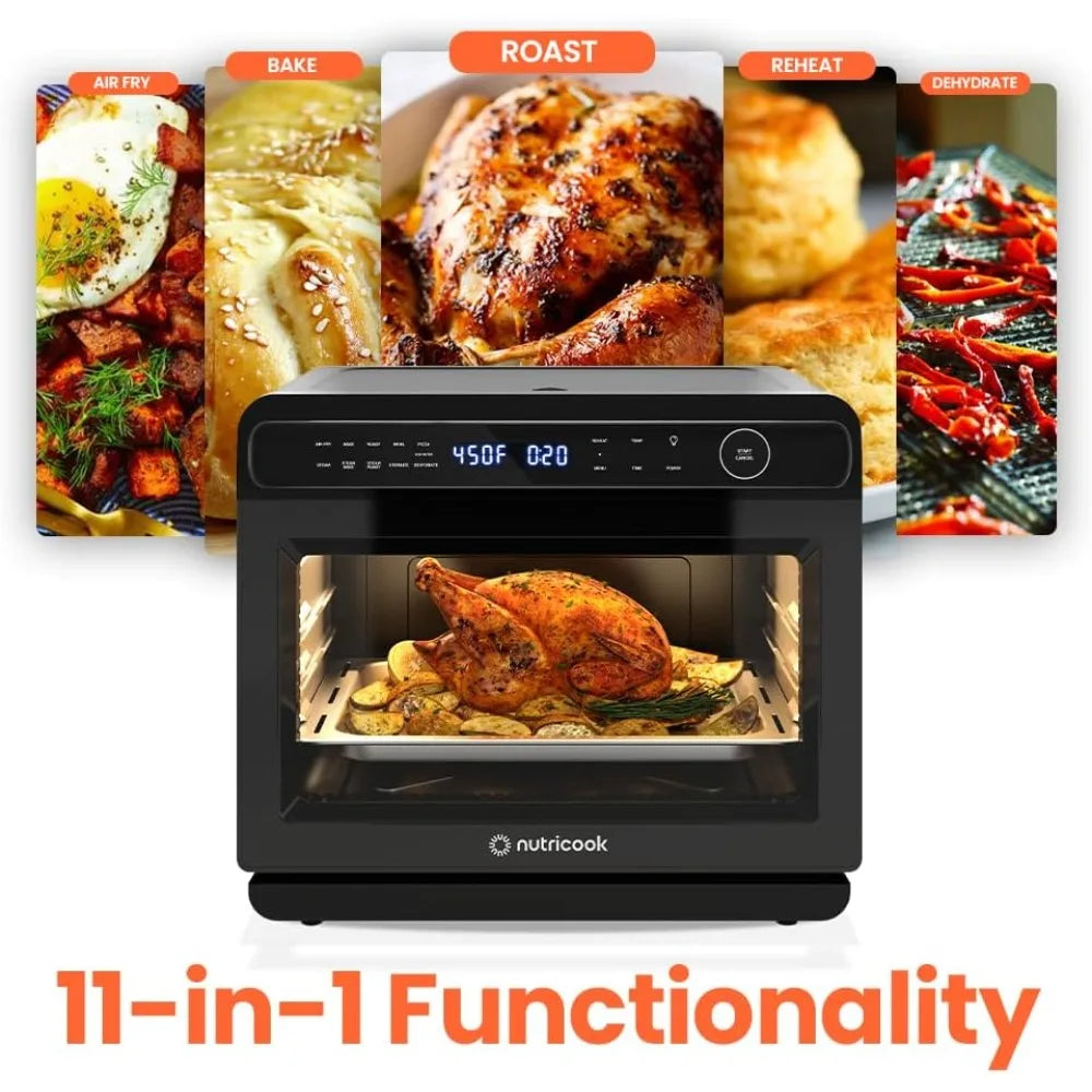 24L Steam Air Fryer Oven – 11-in-1 Convection Countertop Multi-Cooker with Real Steam Tech, Air Fry Name to come later