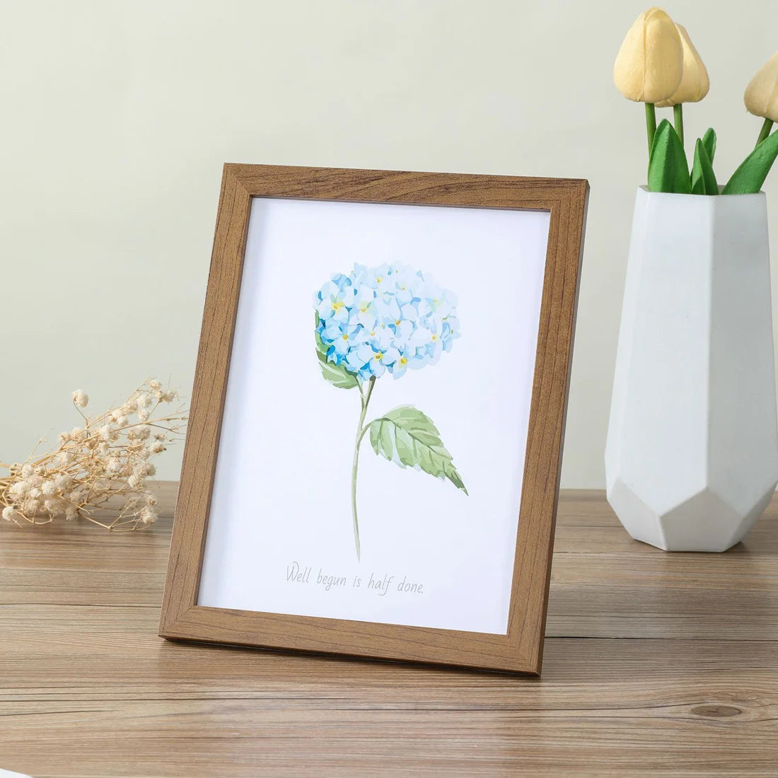 Wooden Picture Frame for Wall Hanging & Tabletop Display | Natural Wood Photo Frame in A4 & Multiple Sizes (10x15 to 20x25cm) Name to come later