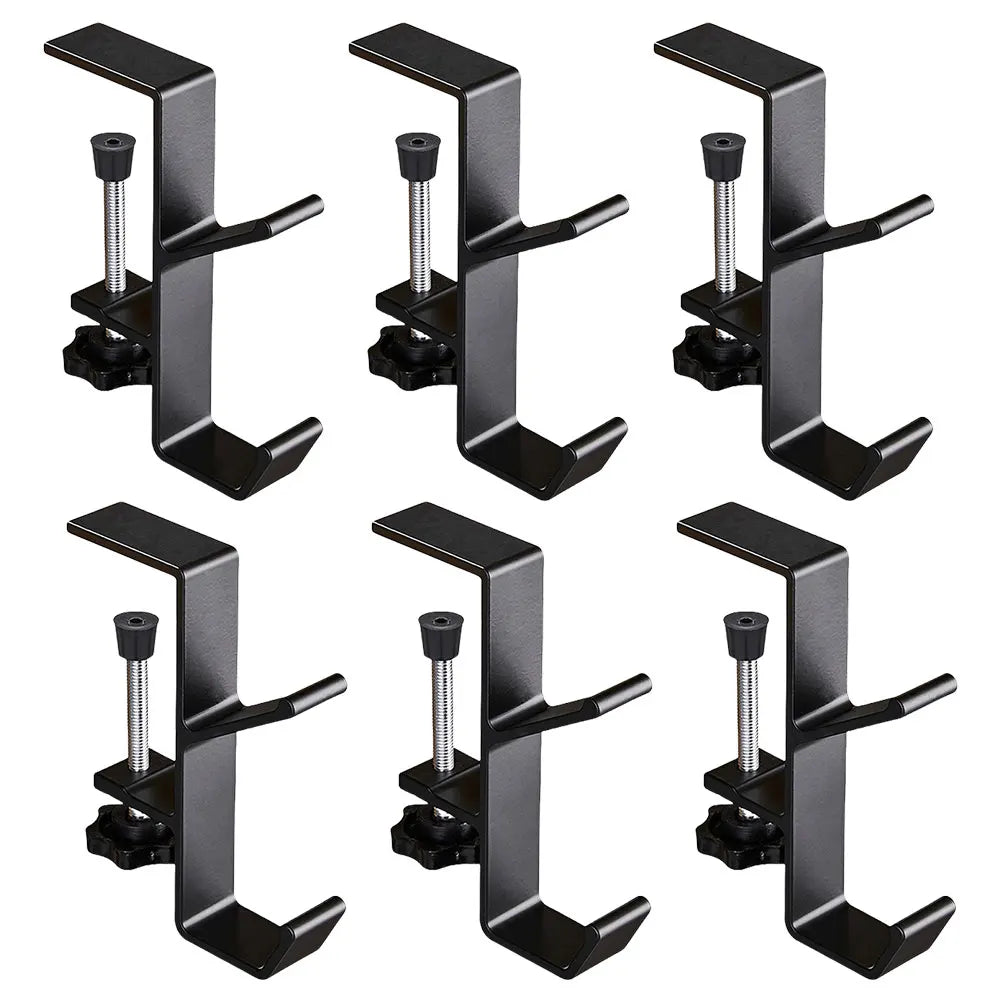 Adjustable Fireplace Stocking Holders (2/4/6 Pcs): Heavy Duty Metal Hooks for Garland & Mantle Dragon Crest Co