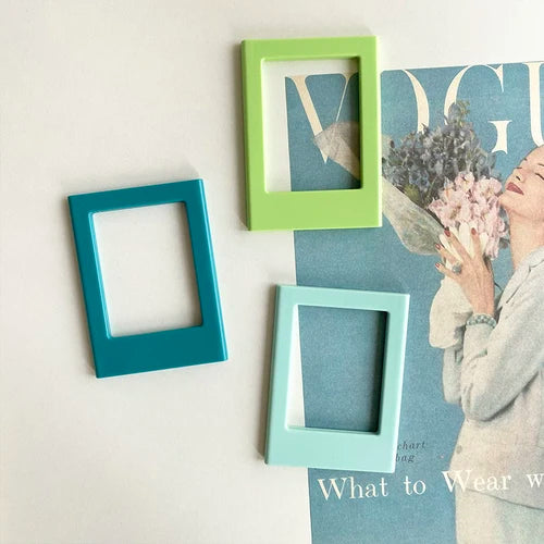 Magnetic Photo Frames (3-Inch) for Fujifilm Instax Mini Film | Fridge Magnet Display for Instax 12, 11, Evo, Link 2 & All Mini Models Name to come later