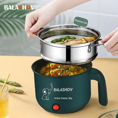 Multifunction Mini Electric Cooker | 1-2 Person Non-stick Hot Pot, Steamer & Rice Cooker for Home/Dorm Name to come later